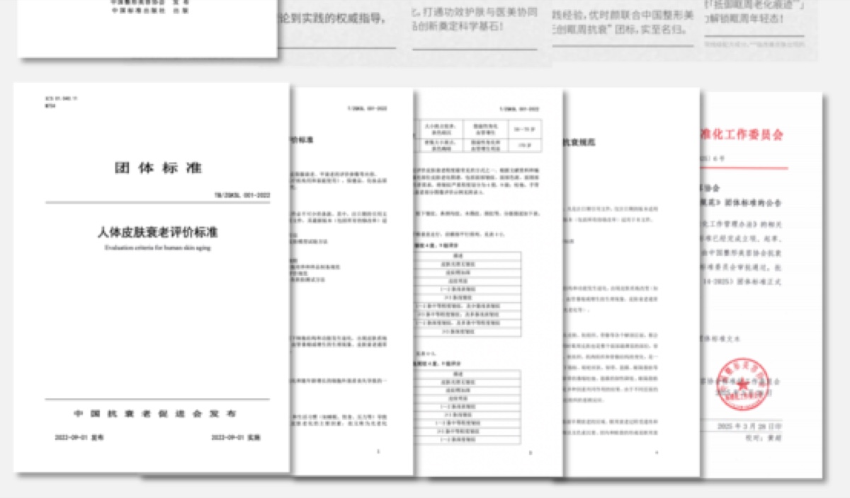 Human Skin Aging Evaluation Standard