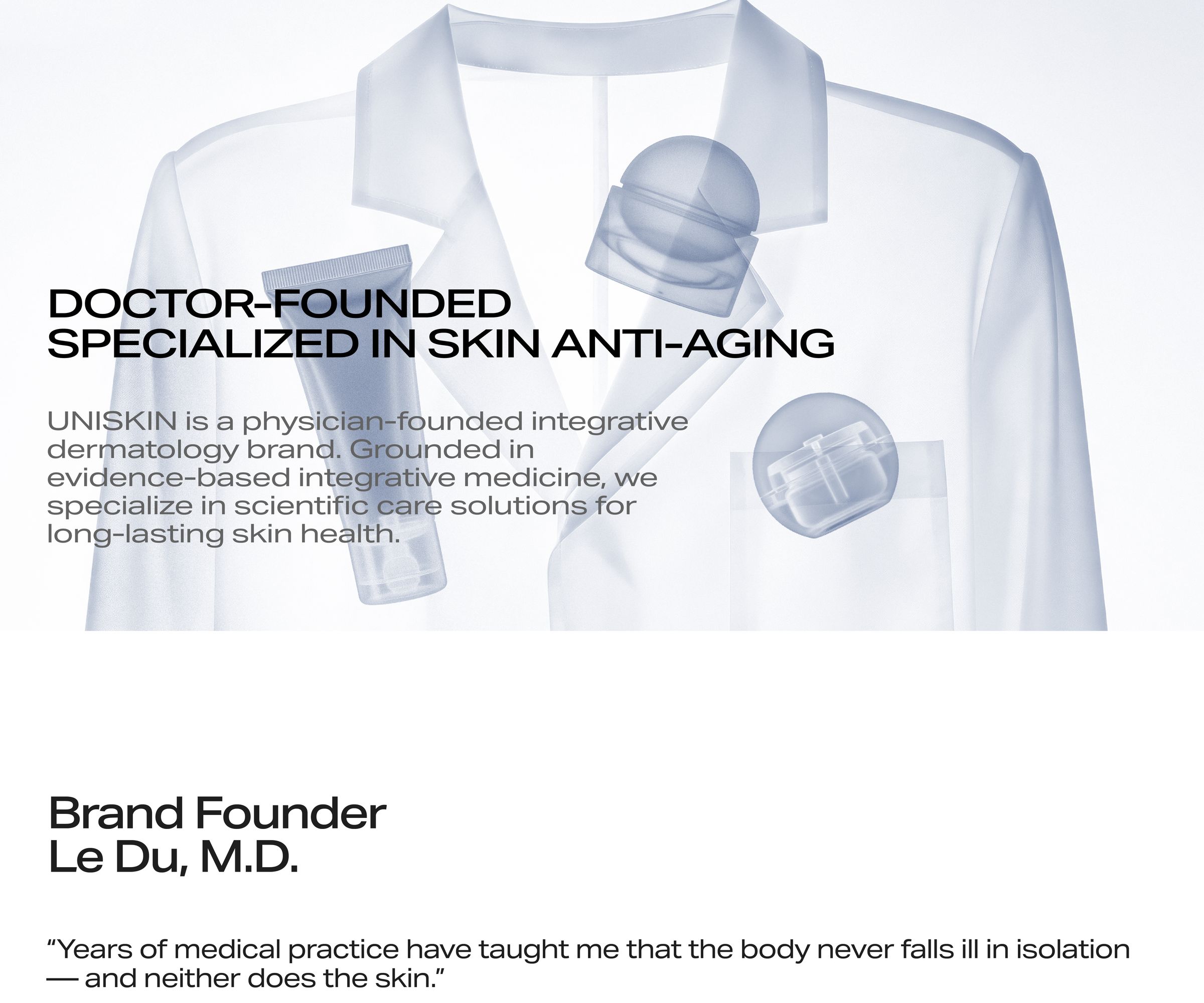 UNISKIN — doctor-founded, specialized in skin anti-aging